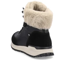 Rieker Ankle Boots & Boots-Women'S Corded Boots Midnight-Black Stone-Grey