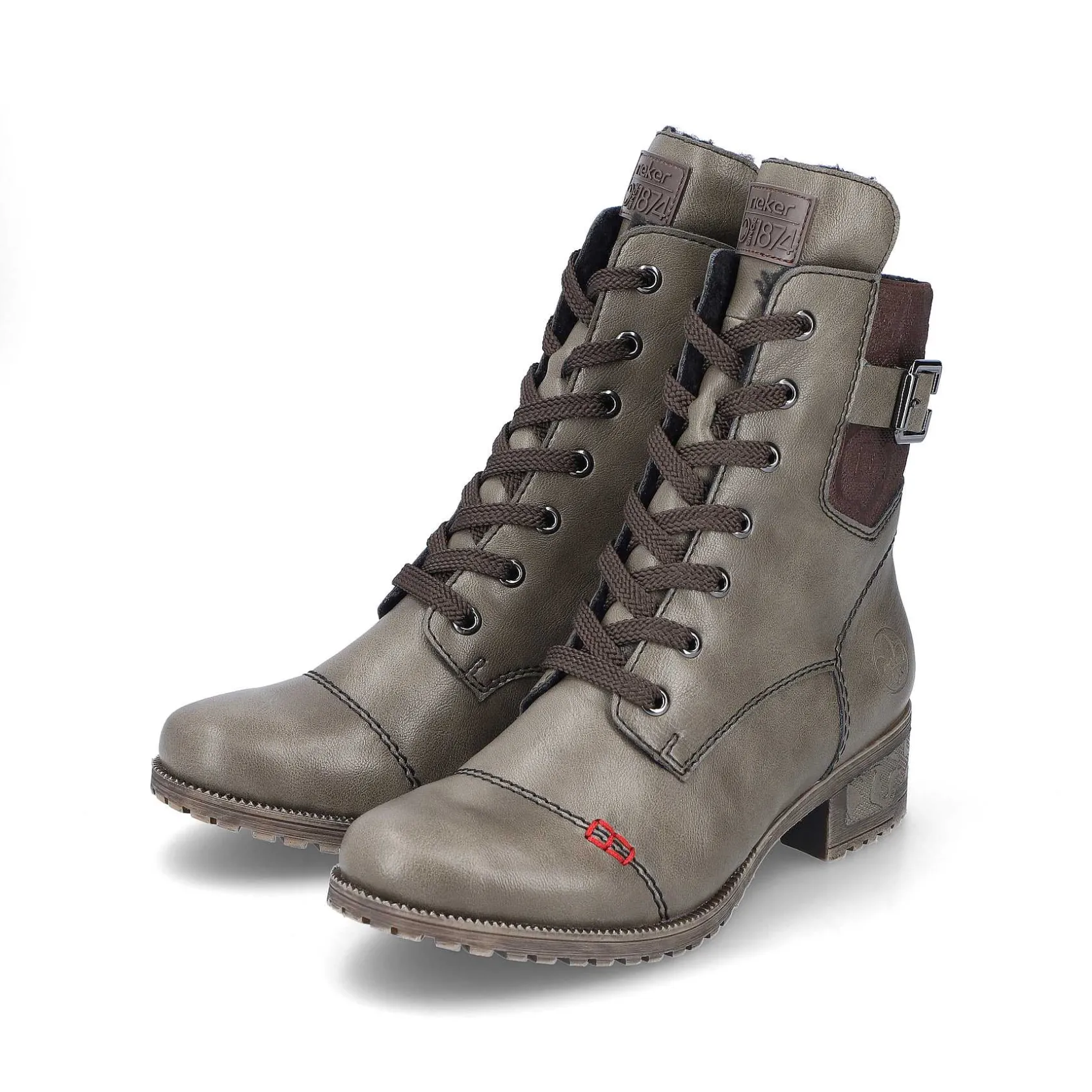 Rieker Ankle Boots & Boots-Women'S Corded Boots Army Green