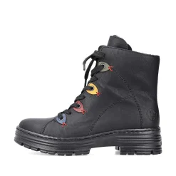 Rieker Ankle Boots & Boots-Women'S Corded Boots Deep Black