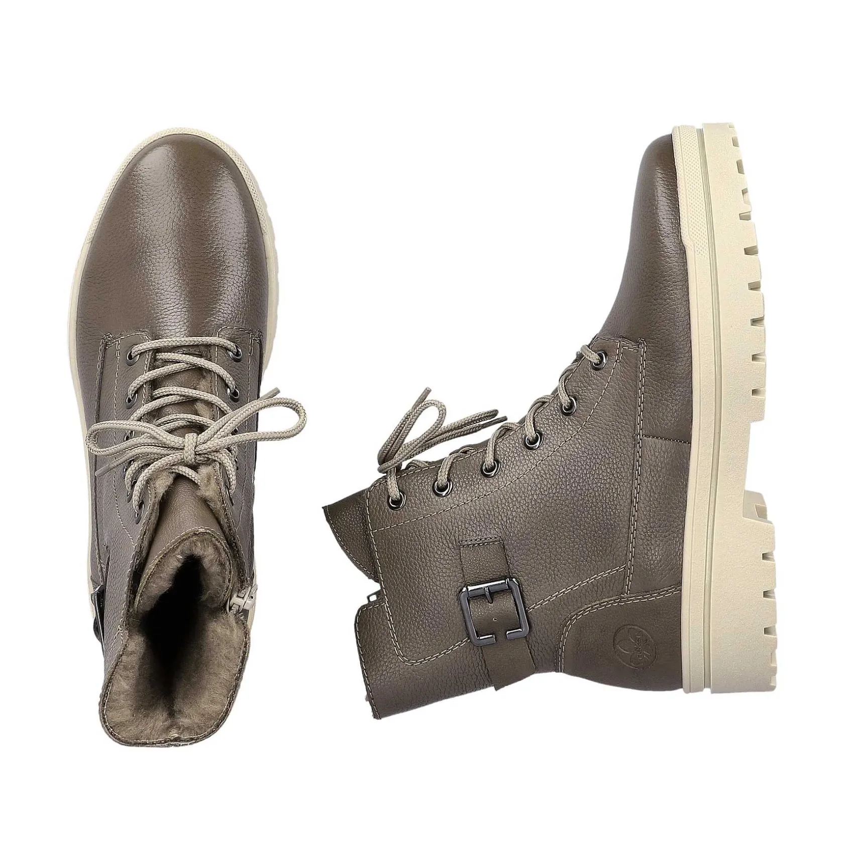 Rieker Ankle Boots & Boots-Women'S Corded Boots Asphalt Gray