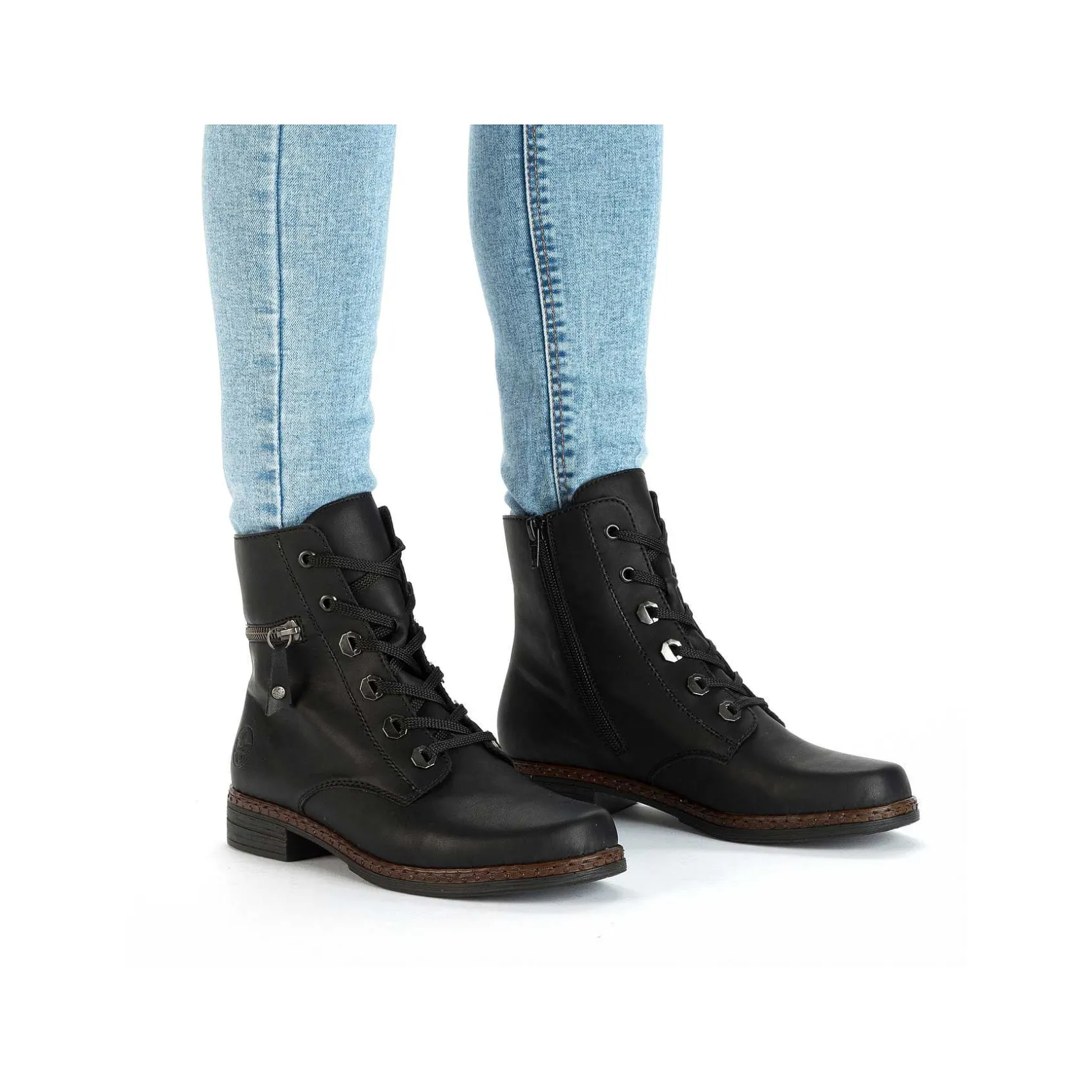 Rieker Ankle Boots & Boots-Women'S Corded Boots Night Black