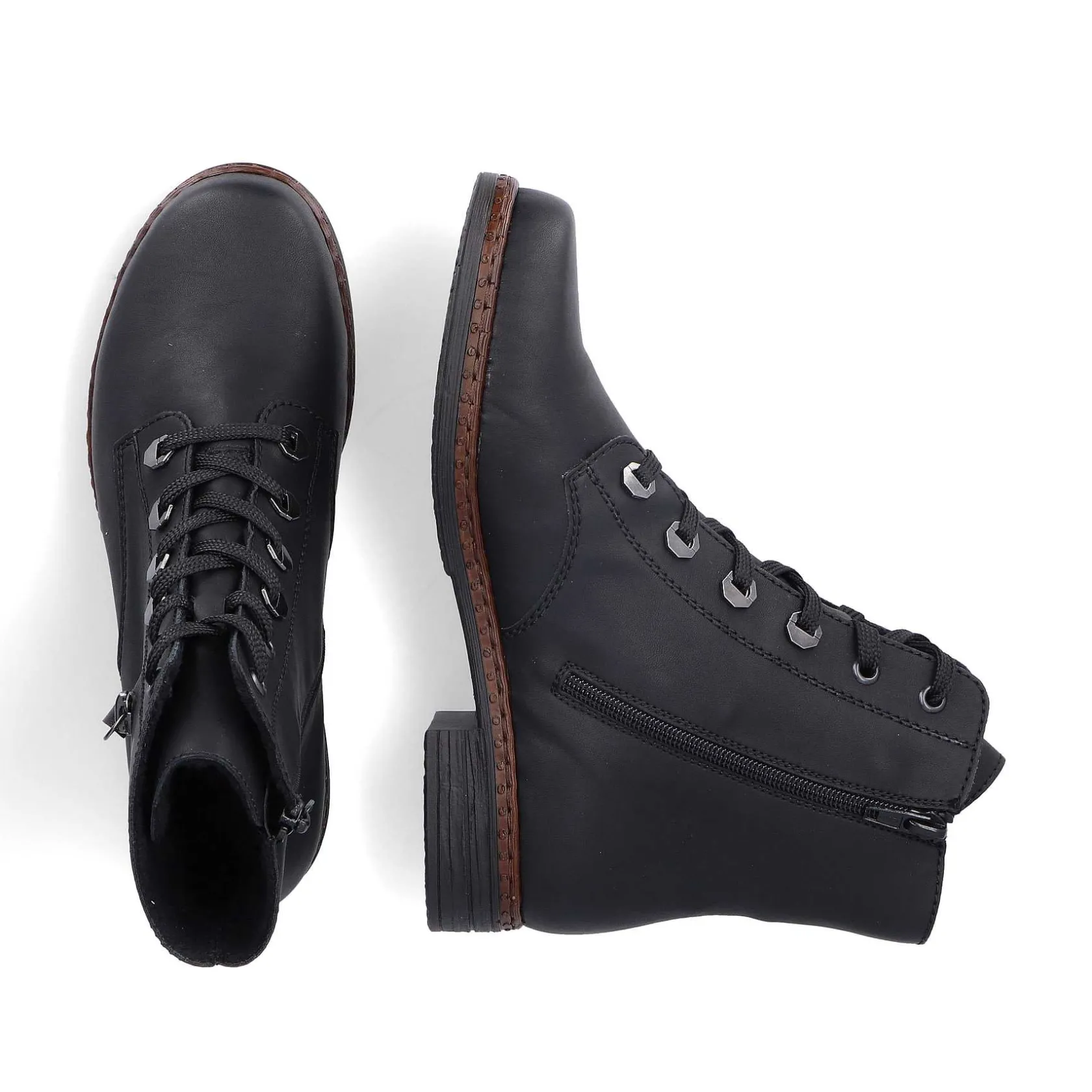 Rieker Ankle Boots & Boots-Women'S Corded Boots Night Black