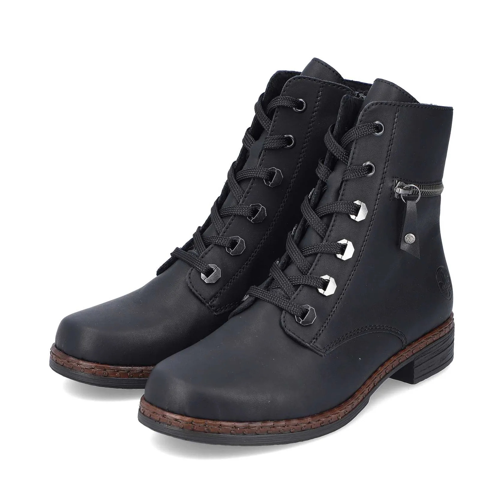 Rieker Ankle Boots & Boots-Women'S Corded Boots Night Black