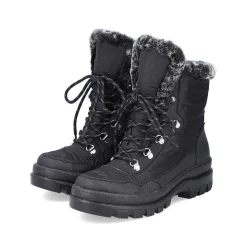 Rieker Ankle Boots & Boots-Women'S Corded Boots Deep Black
