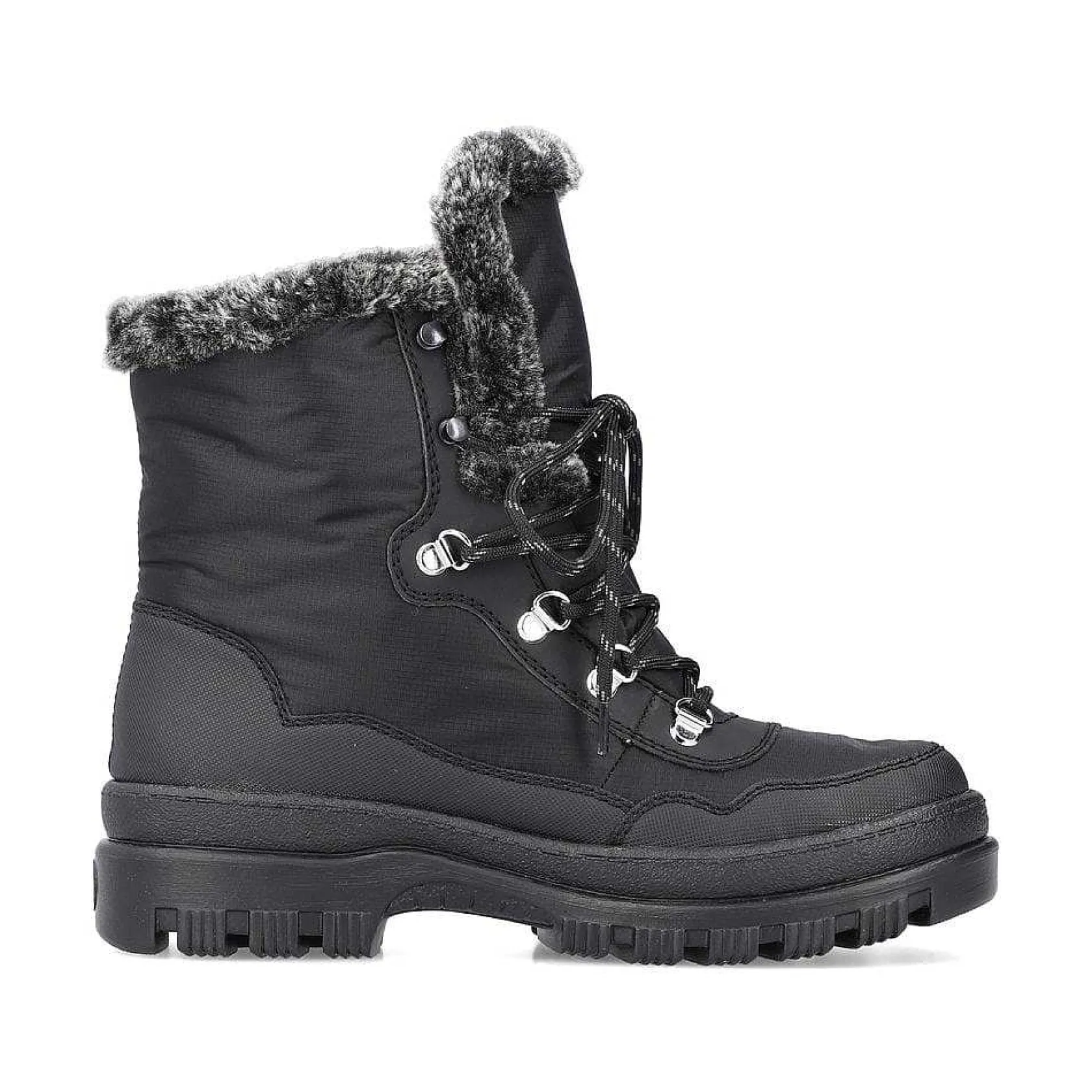 Rieker Ankle Boots & Boots-Women'S Corded Boots Deep Black