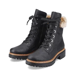 Rieker Ankle Boots & Boots-Women'S Corded Boots Deep Black