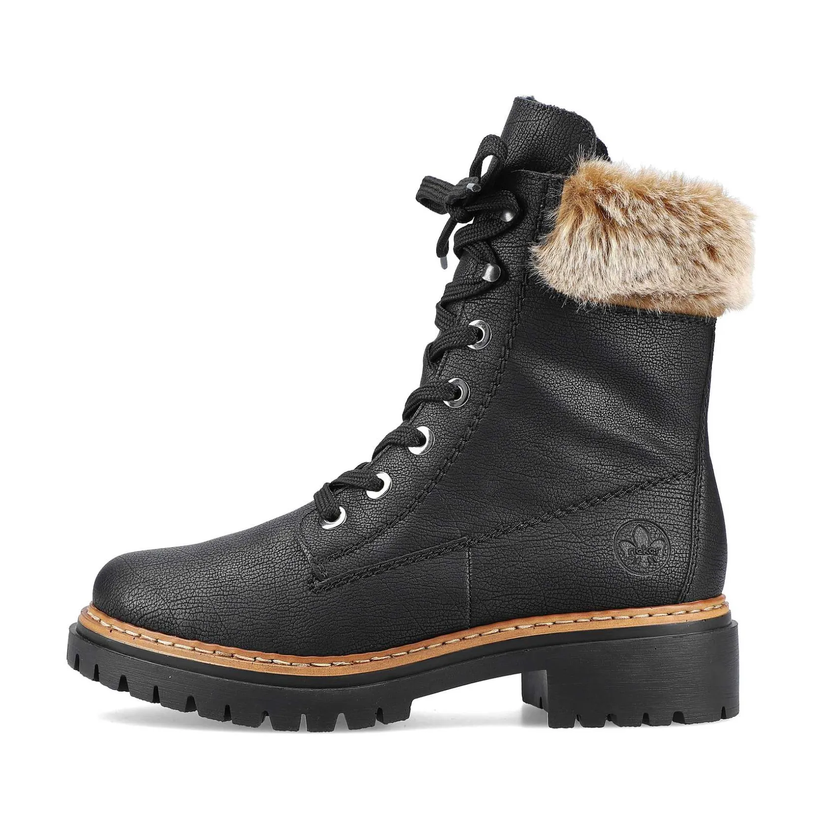 Rieker Ankle Boots & Boots-Women'S Corded Boots Deep Black