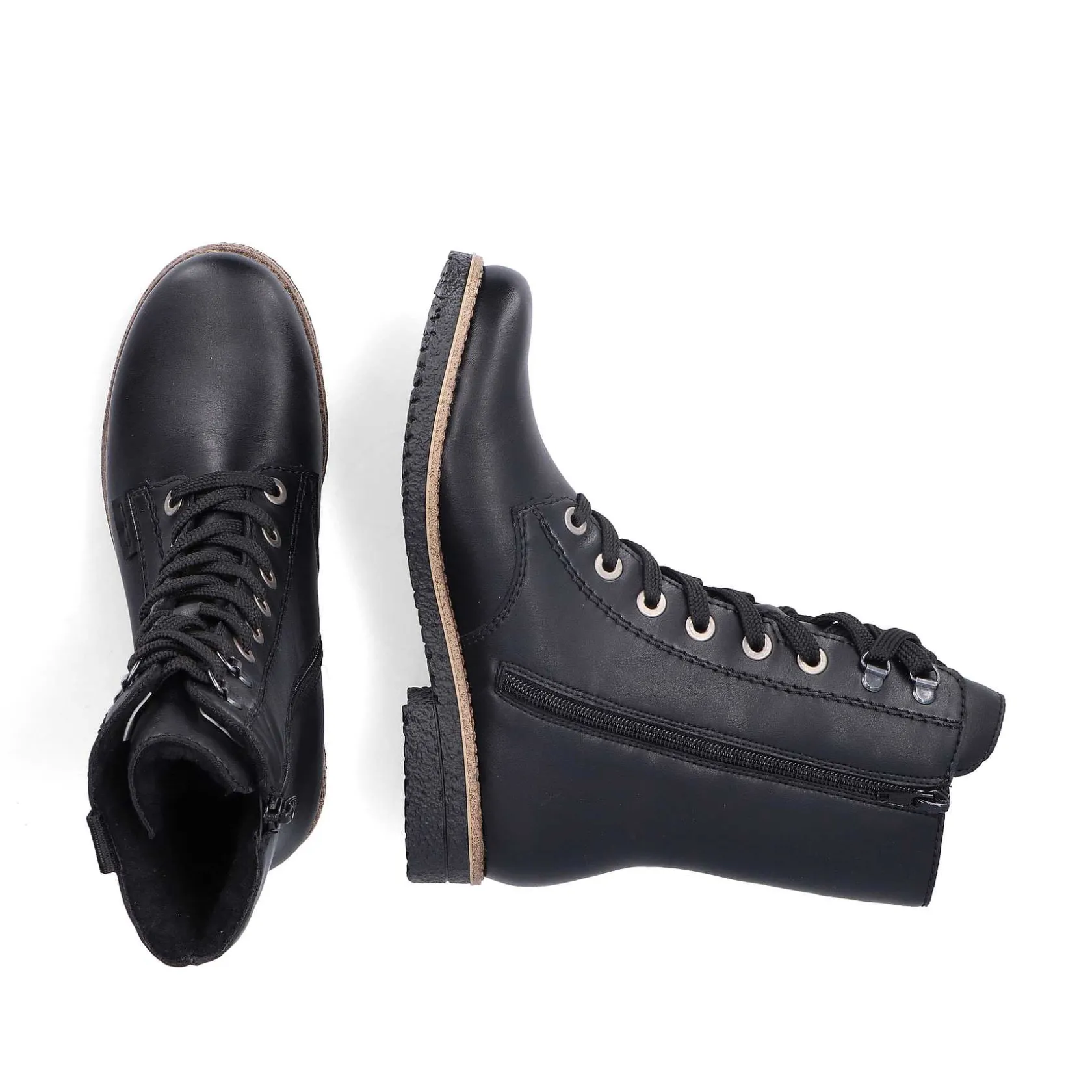 Rieker Ankle Boots & Boots-Women'S Corded Boots Deep Black