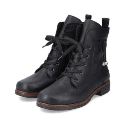 Rieker Ankle Boots & Boots-Women'S Corded Boots Deep Black