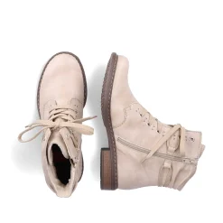 Rieker Ankle Boots & Boots-Women'S Corded Boots Vanilla Beige