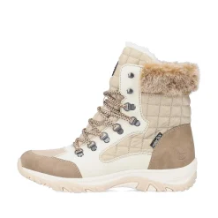 Rieker Ankle Boots & Boots-Women'S Corded Boots Brown Beige