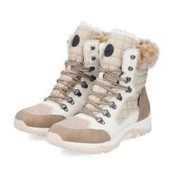 Rieker Ankle Boots & Boots-Women'S Corded Boots Brown Beige