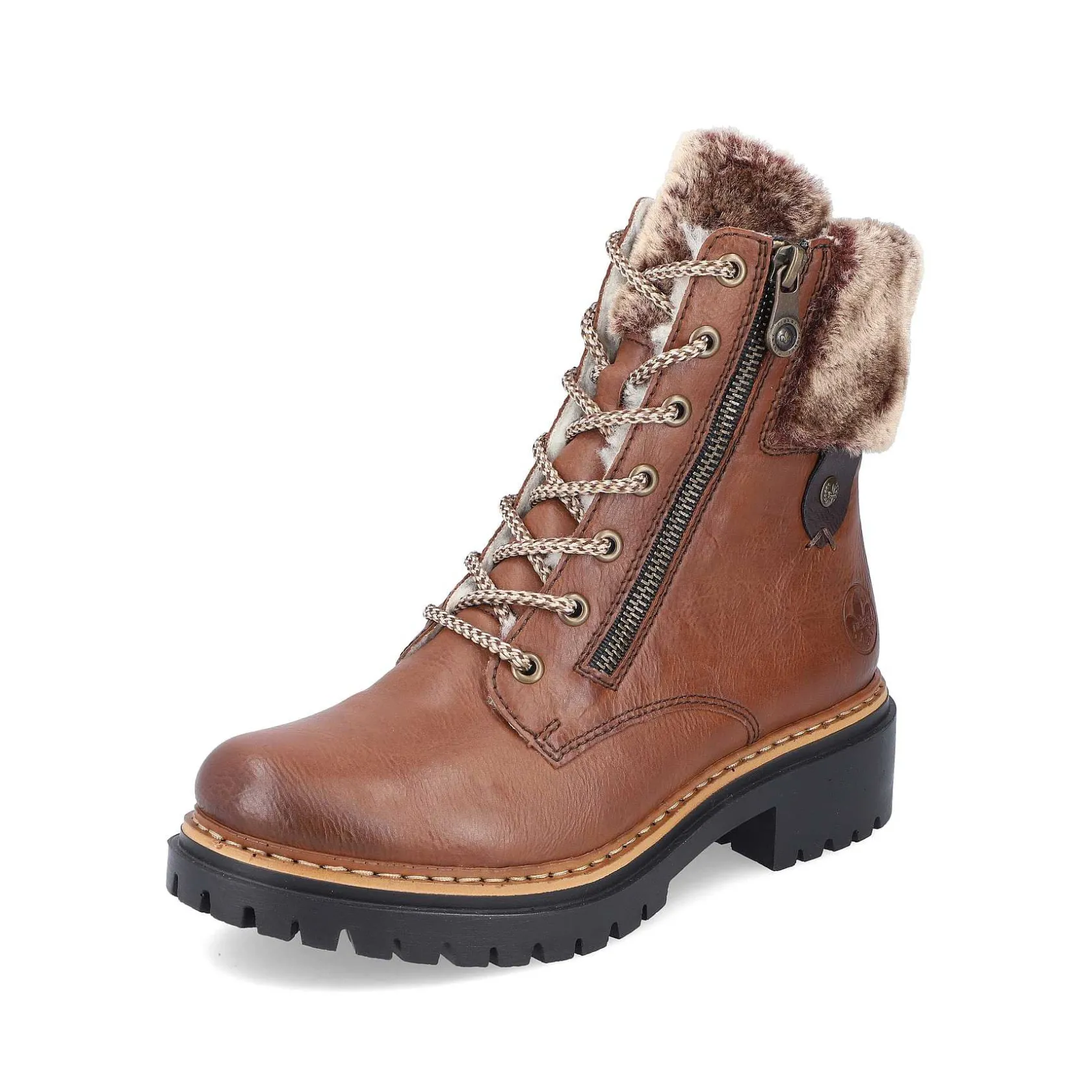 Rieker Ankle Boots & Boots-Women'S Corded Boots Chestnut Brown