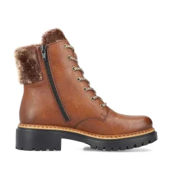 Rieker Ankle Boots & Boots-Women'S Corded Boots Chestnut Brown