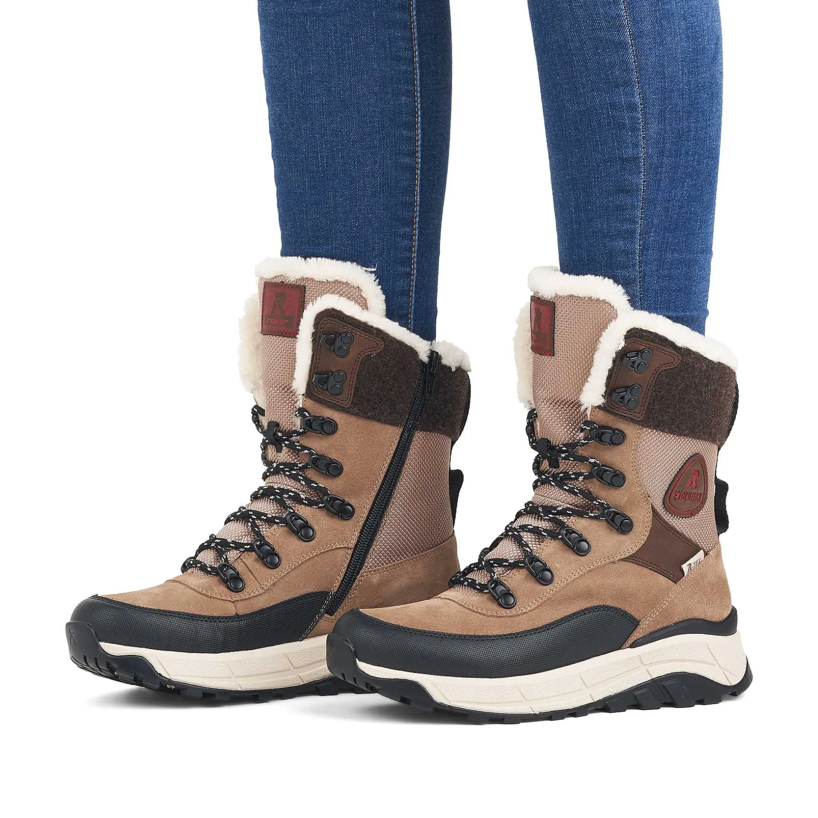 Rieker Ankle Boots & Boots-Women'S Corded Boots Sand Beige
