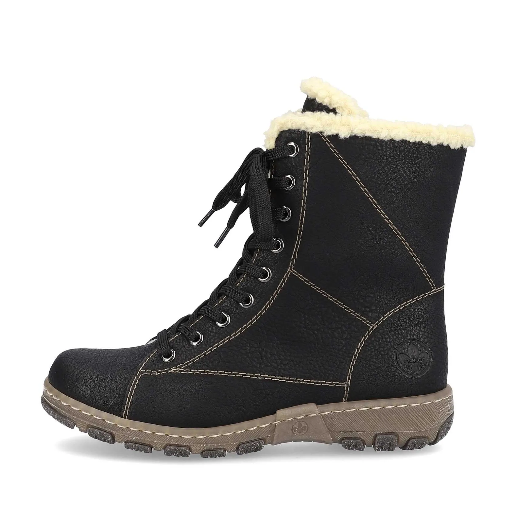 Rieker Ankle Boots & Boots-Women'S Corded Boots Deep Black
