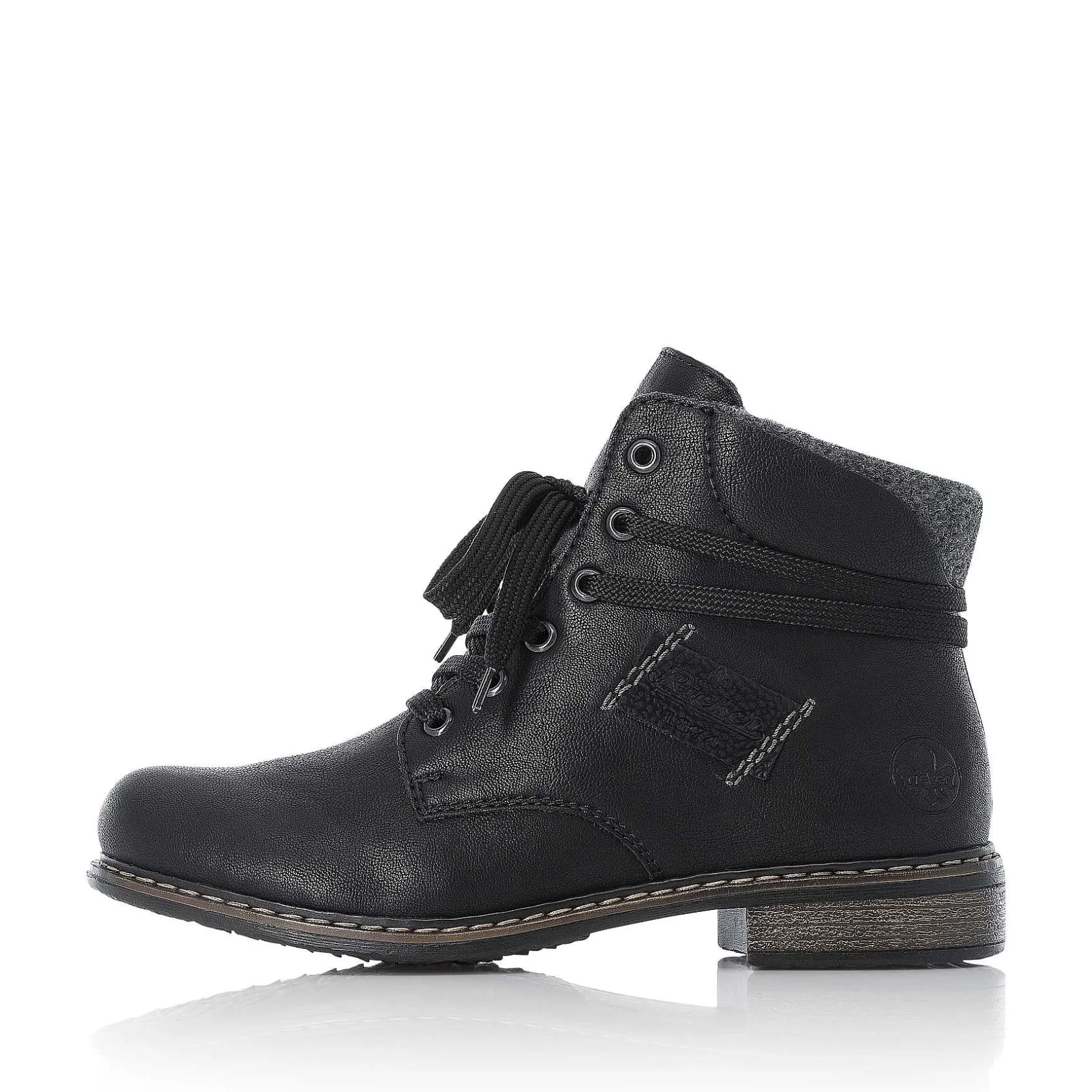Rieker Ankle Boots & Boots-Women'S Corded Boots Asphalt Black