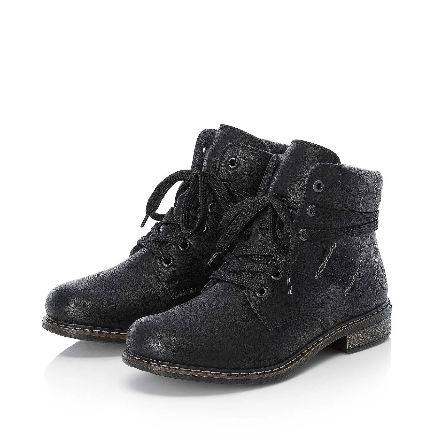 Rieker Ankle Boots & Boots-Women'S Corded Boots Asphalt Black