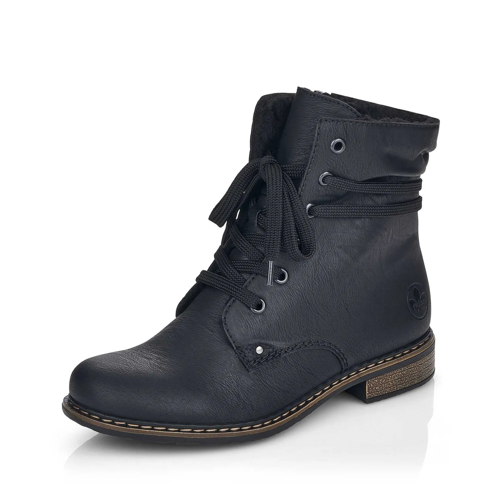 Rieker Ankle Boots & Boots-Women'S Corded Boots Asphalt Black