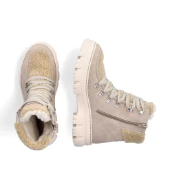 Rieker Ankle Boots & Boots-Women'S Corded Boots Sand Beige