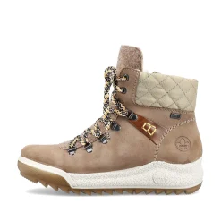 Rieker Ankle Boots & Boots-Women'S Corded Boots Brown Beige