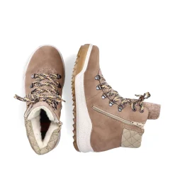 Rieker Ankle Boots & Boots-Women'S Corded Boots Brown Beige