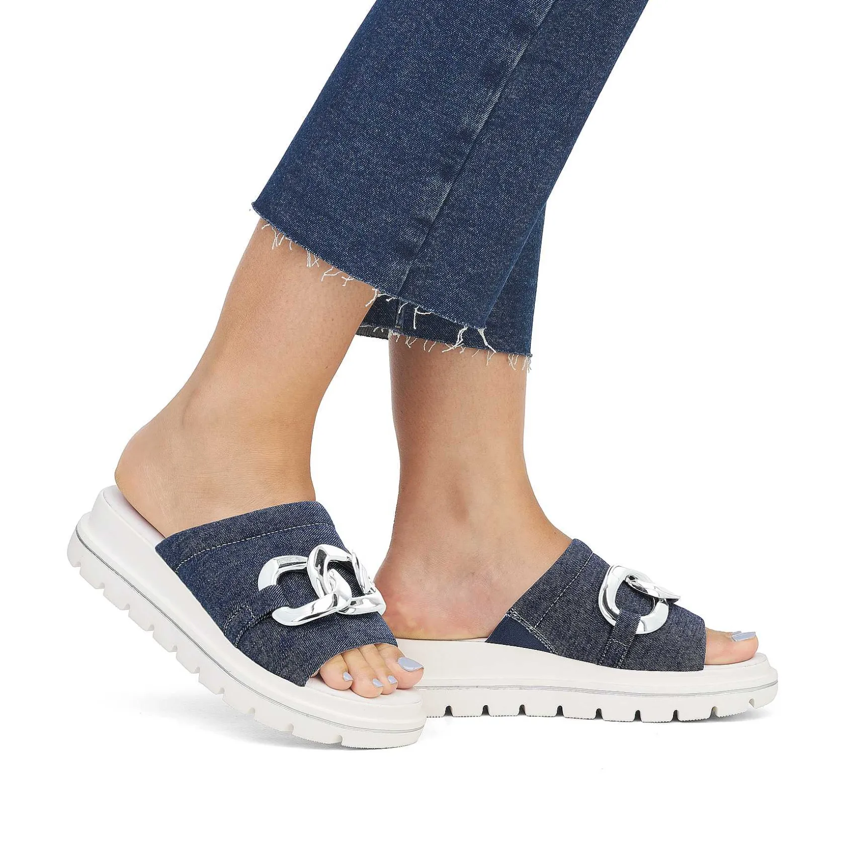 Rieker Mules & Slippers-Women'S Denim Mules