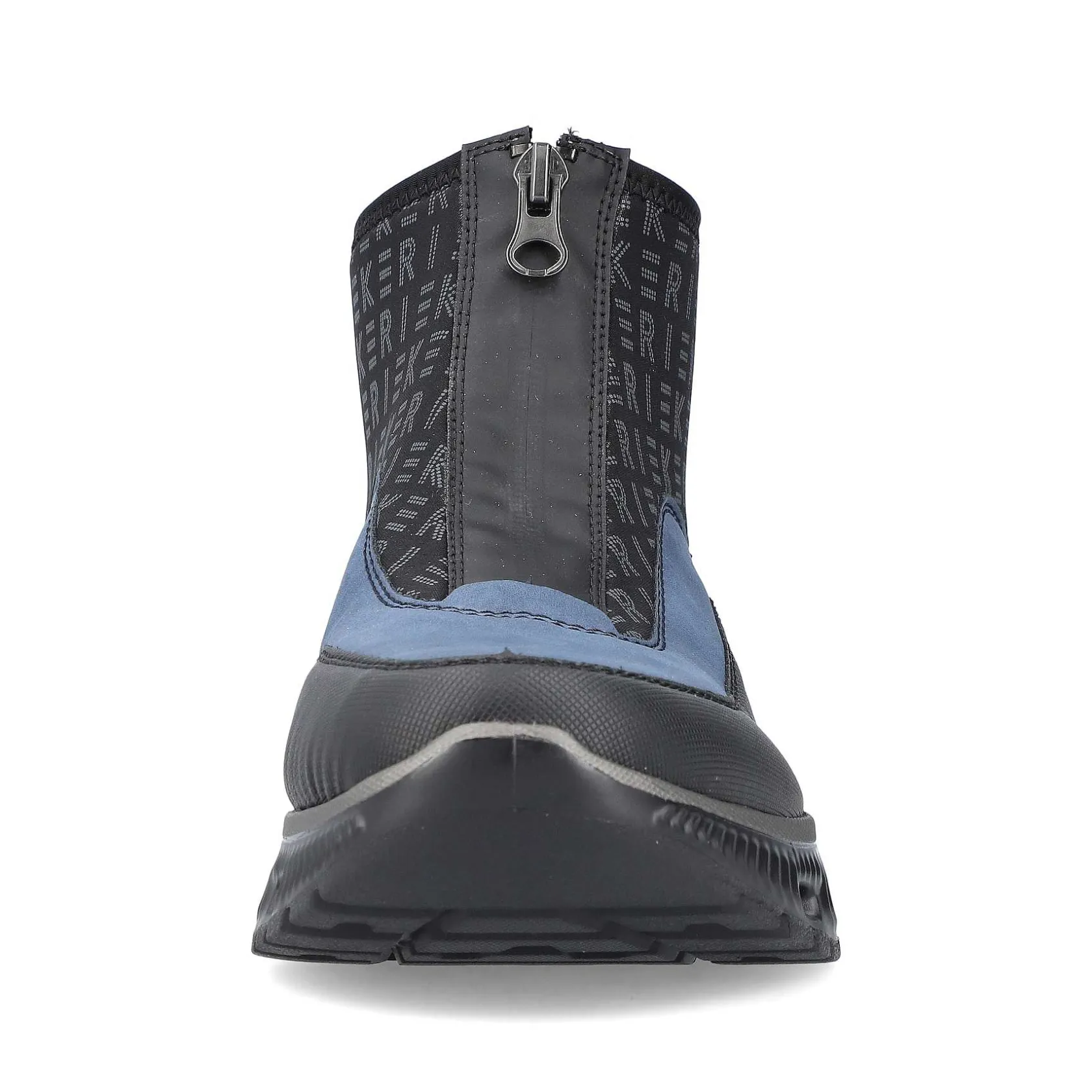 Rieker Sneakers-Women'S High Sneaker Asphalt Black-Ocean Blue