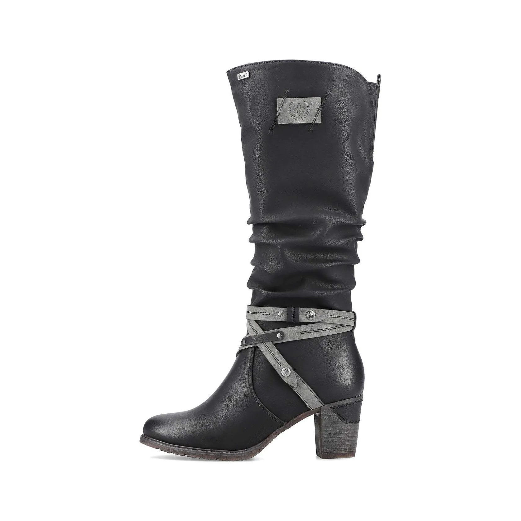 Rieker Ankle Boots & Boots-Women'S High-Shaft Boots Deep Black