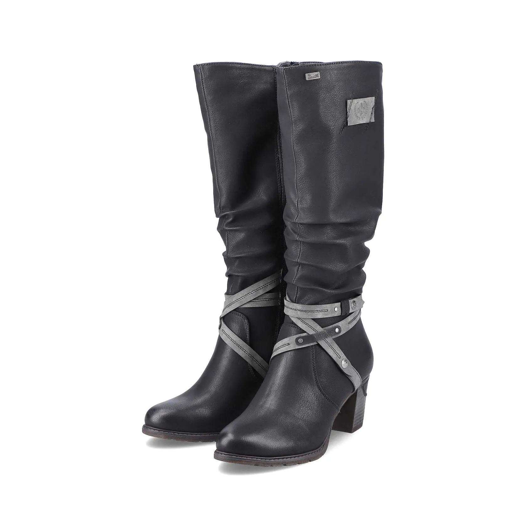 Rieker Ankle Boots & Boots-Women'S High-Shaft Boots Deep Black