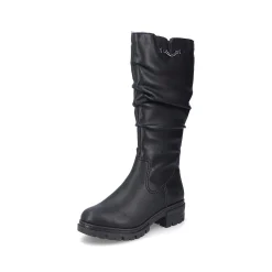 Rieker Ankle Boots & Boots-Women'S High-Shaft Boots Night Black