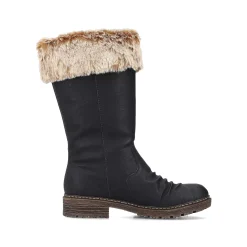 Rieker Ankle Boots & Boots-Women'S High-Shaft Boots Night Black