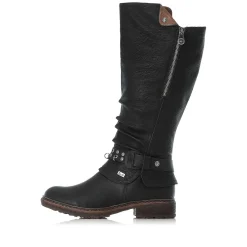 Rieker Ankle Boots & Boots-Women'S High-Shaft Boots Night Black