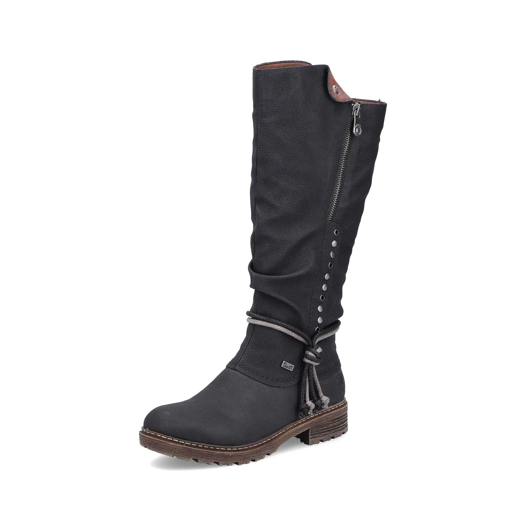 Rieker Ankle Boots & Boots-Women'S High-Shaft Boots Deep Black