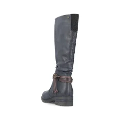 Rieker Ankle Boots & Boots-Women'S High-Shaft Boots Grey-Blue