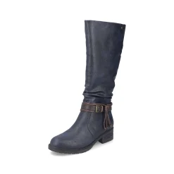 Rieker Ankle Boots & Boots-Women'S High-Shaft Boots Grey-Blue