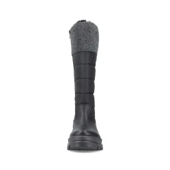 Rieker Ankle Boots & Boots-Women'S High-Shaft Boots Graphite Black