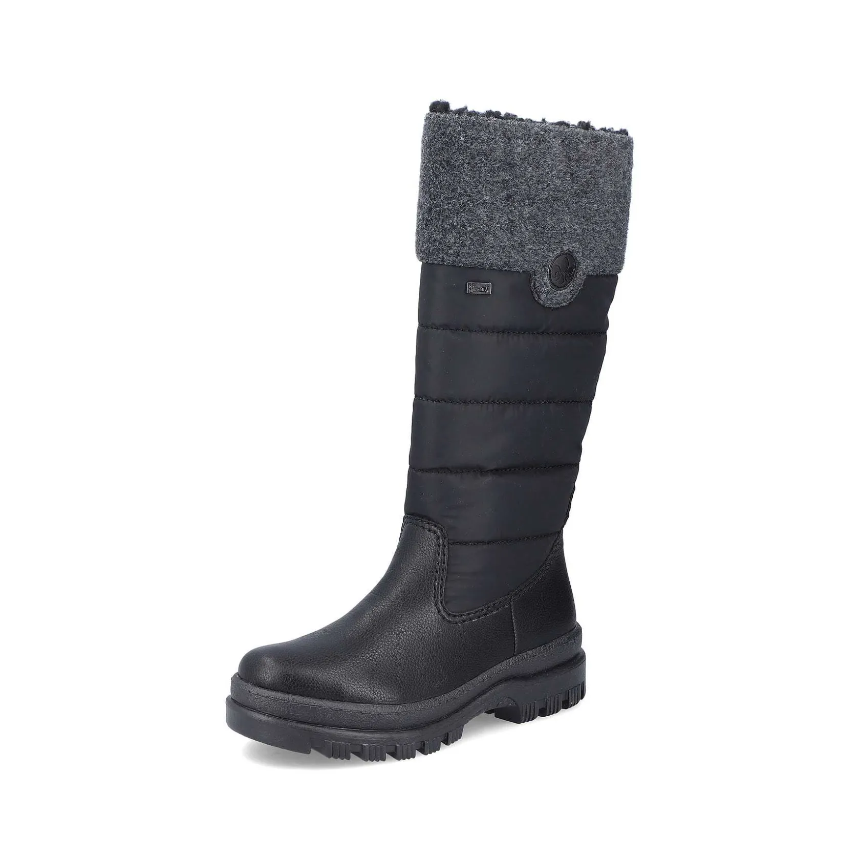 Rieker Ankle Boots & Boots-Women'S High-Shaft Boots Graphite Black