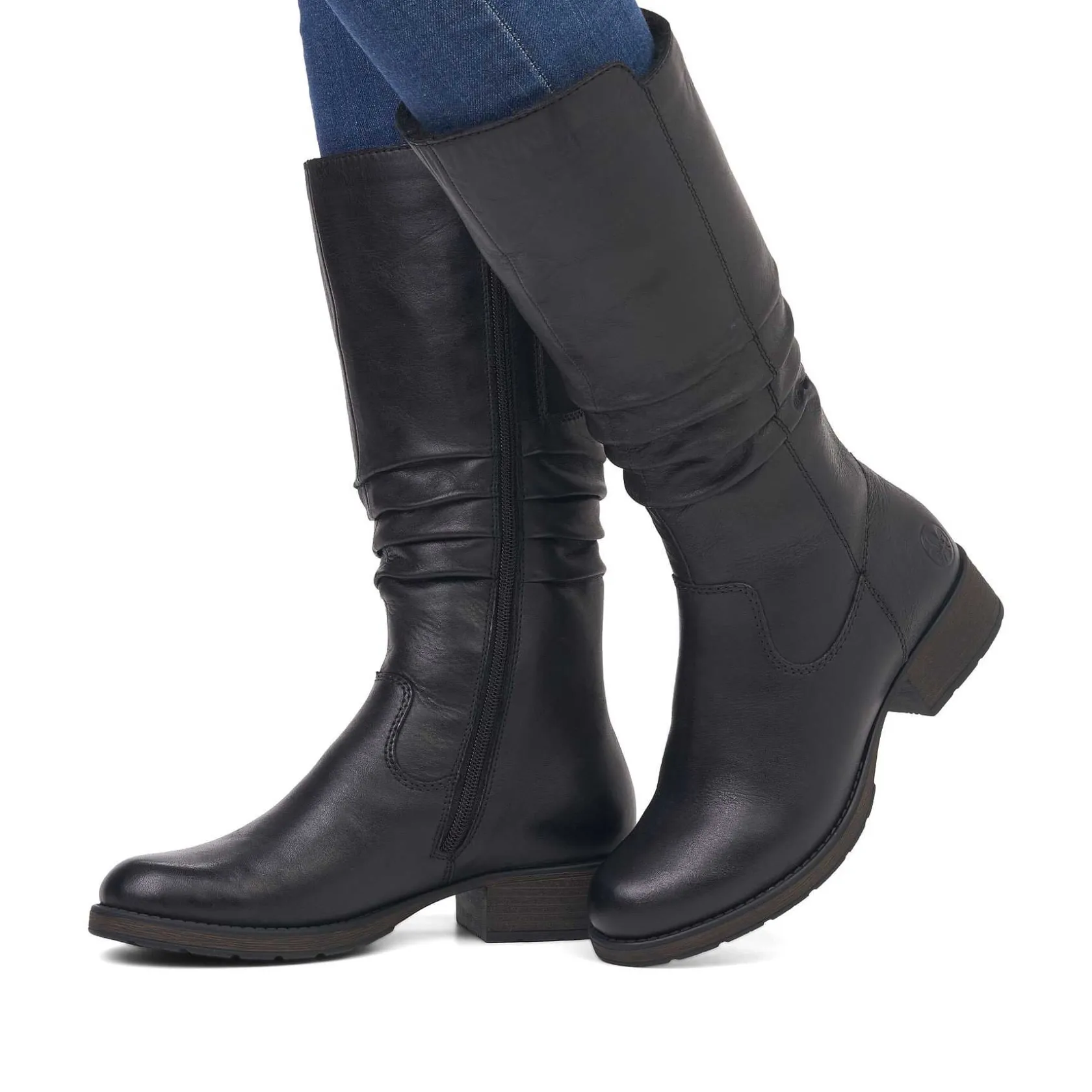 Rieker Ankle Boots & Boots-Women'S High-Shaft Boots Night Black