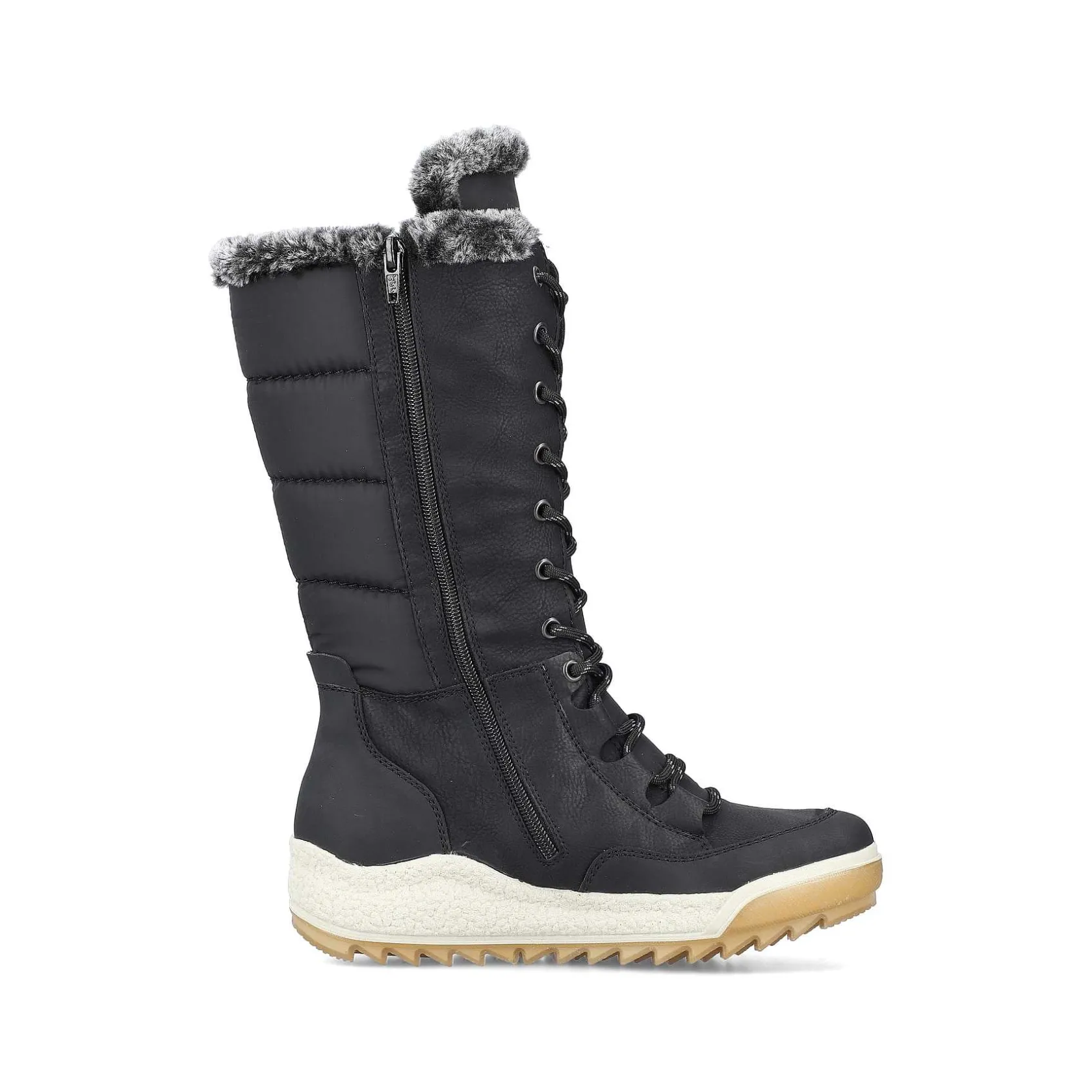 Rieker Ankle Boots & Boots-Women'S High-Shaft Boots Asphalt Black