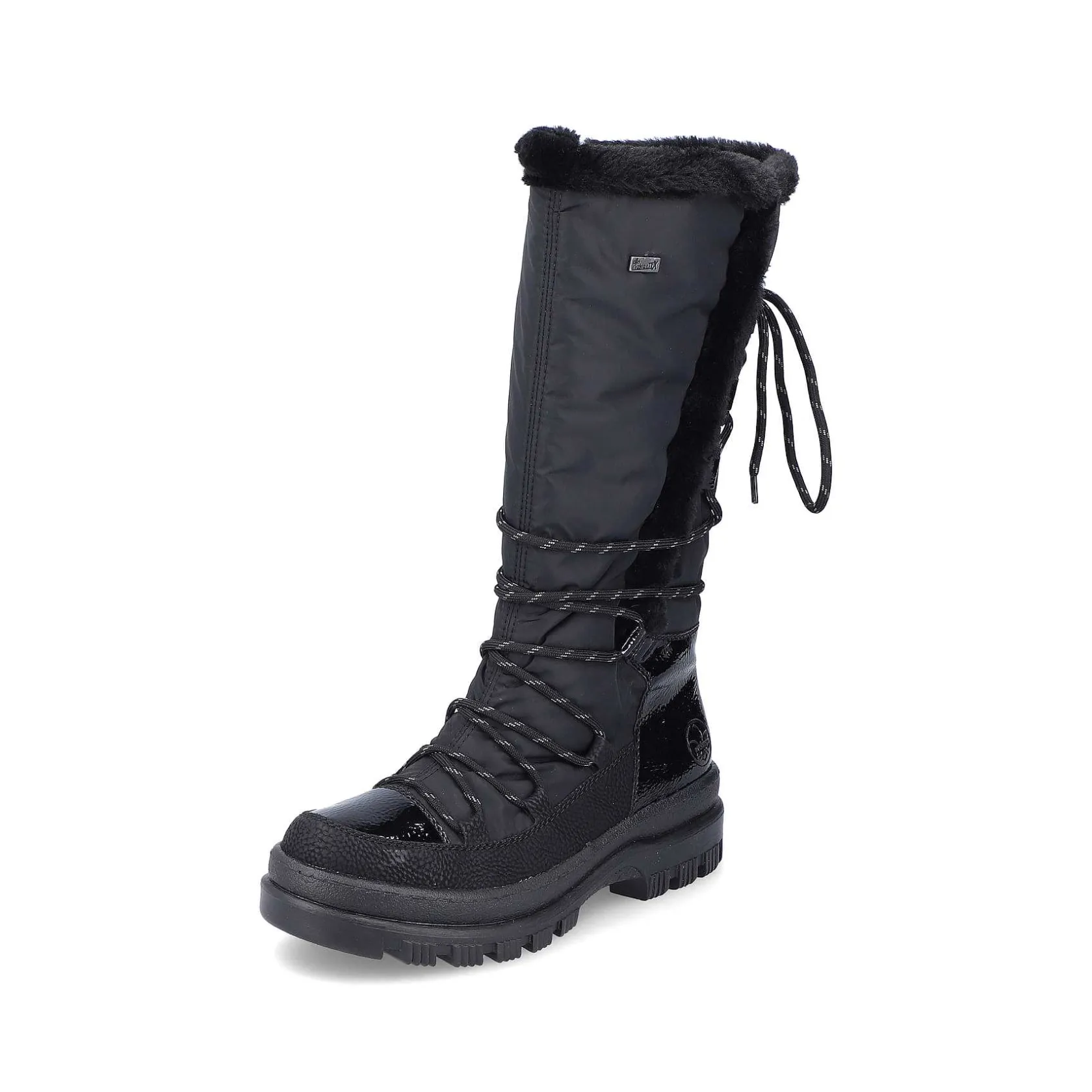 Rieker Ankle Boots & Boots-Women'S High-Shaft Boots Graphite Black