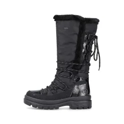 Rieker Ankle Boots & Boots-Women'S High-Shaft Boots Graphite Black