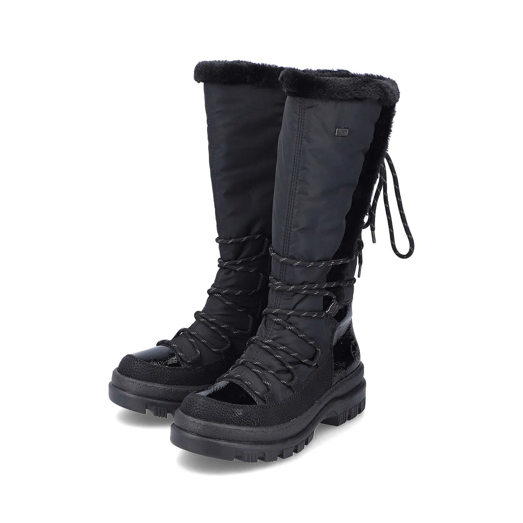 Rieker Ankle Boots & Boots-Women'S High-Shaft Boots Graphite Black
