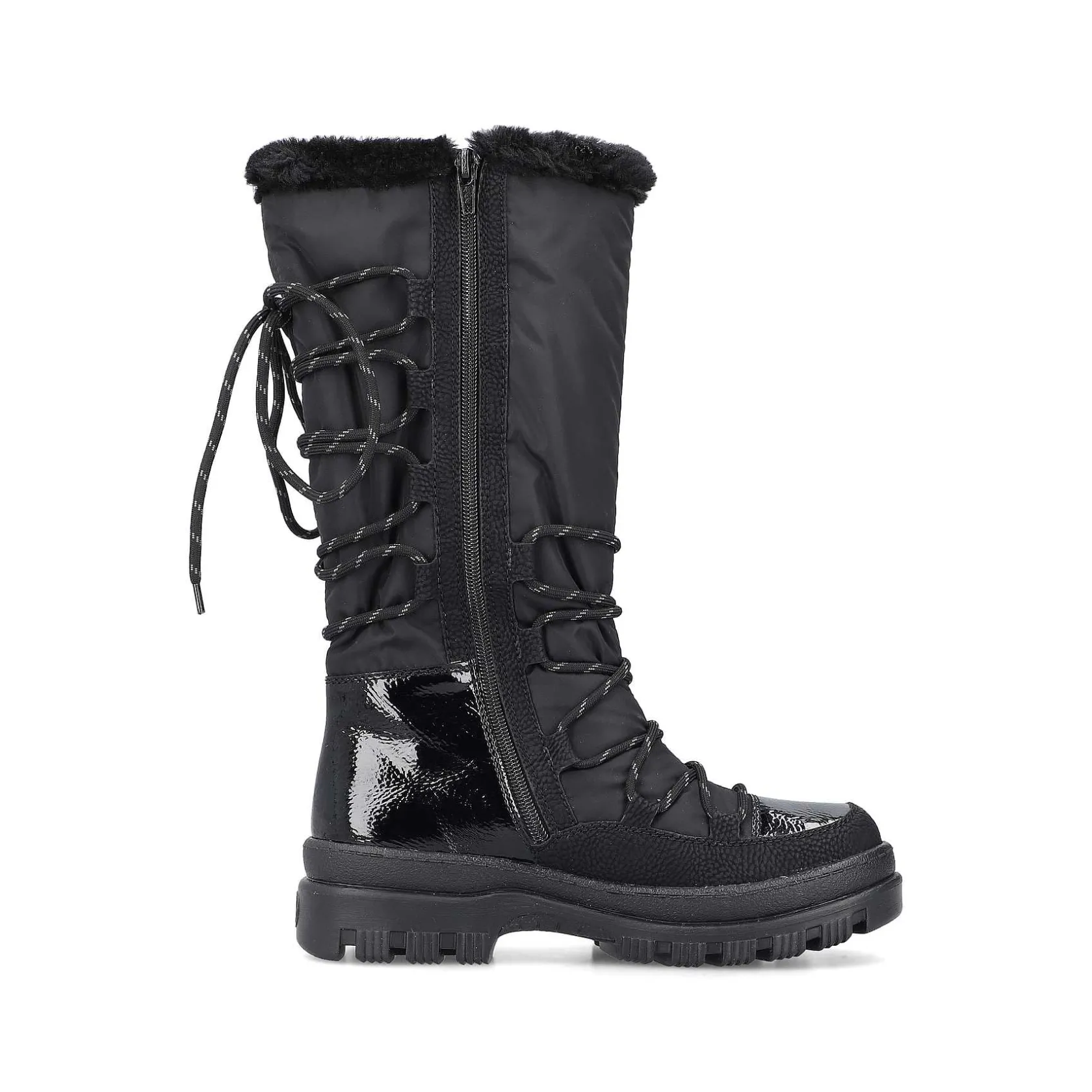 Rieker Ankle Boots & Boots-Women'S High-Shaft Boots Graphite Black