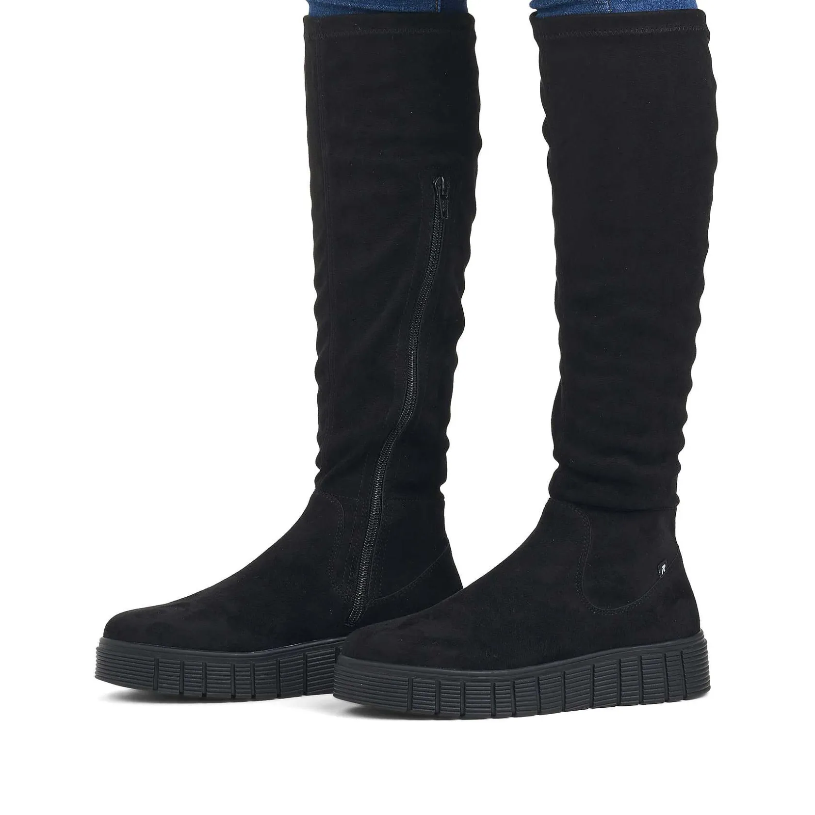 Rieker Ankle Boots & Boots-Women'S High-Shaft Boots Deep Black