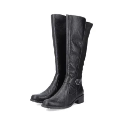 Rieker Ankle Boots & Boots-Women'S High-Shaft Boots Graphite Black