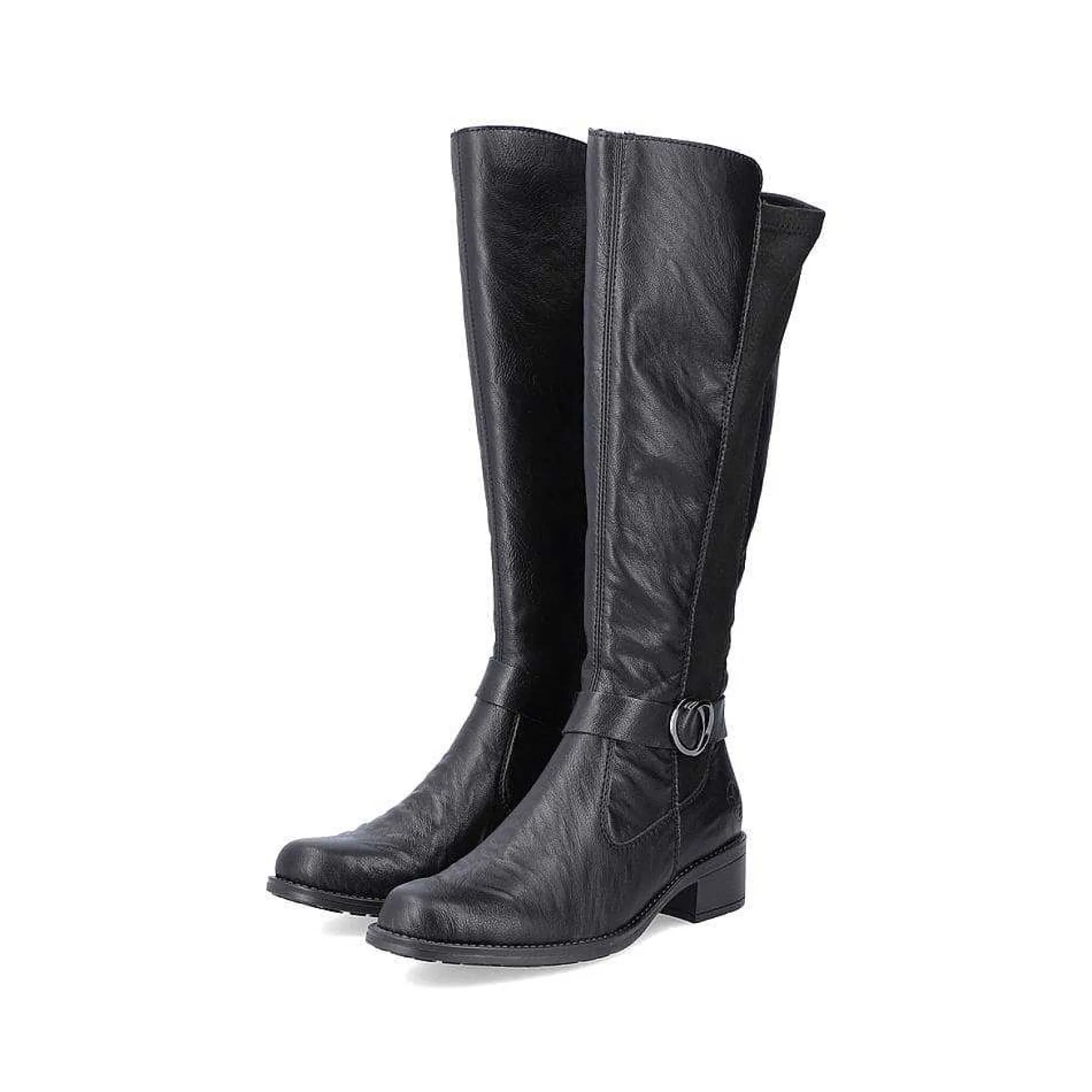 Rieker Ankle Boots & Boots-Women'S High-Shaft Boots Graphite Black