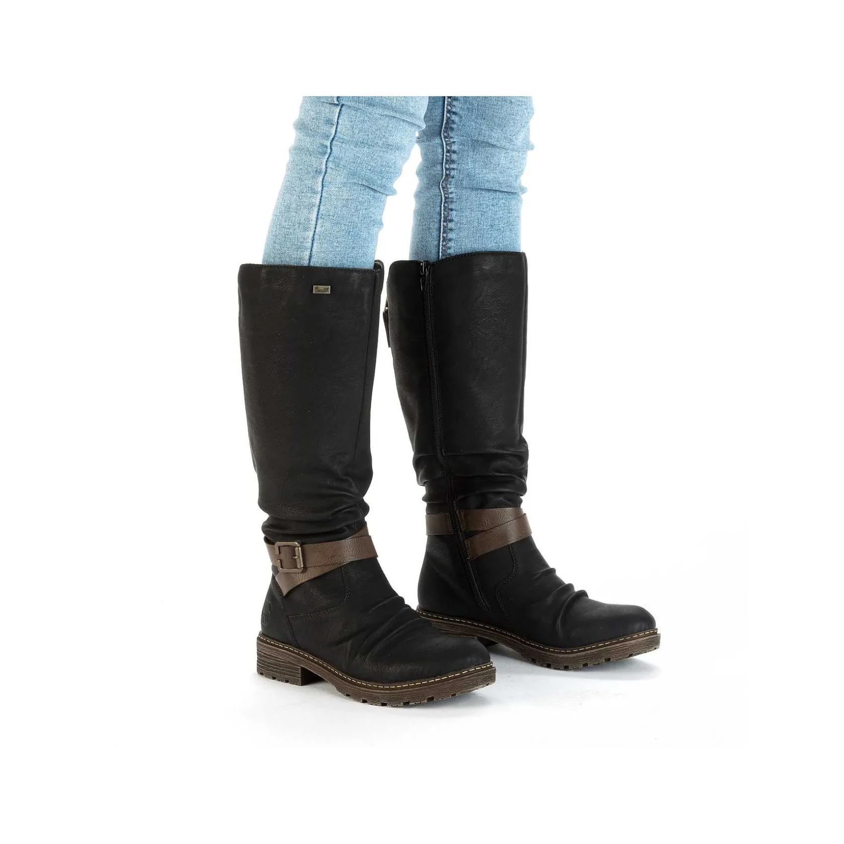 Rieker Ankle Boots & Boots-Women'S High-Shaft Boots Deep Black