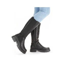 Rieker Ankle Boots & Boots-Women'S High-Shaft Boots, Glossy Black