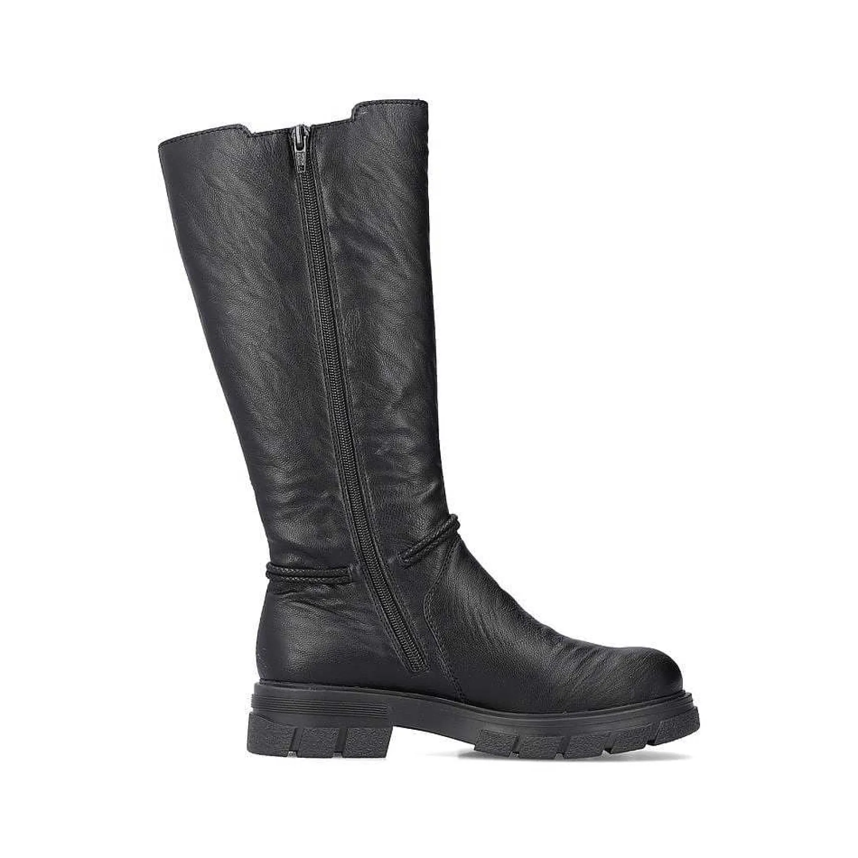 Rieker Ankle Boots & Boots-Women'S High-Shaft Boots, Glossy Black